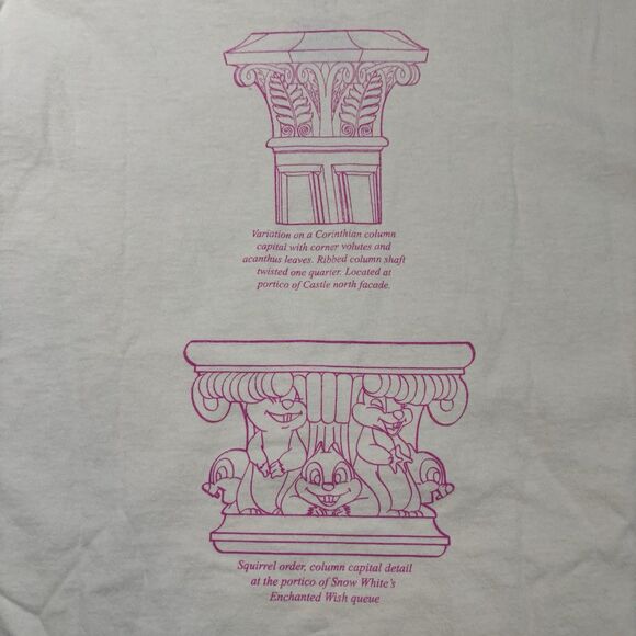 Walt Disney Imagineering Exclusive T-Shirt Mens S Fantasyland Graphic 2x Sided - Picture 8 of 8